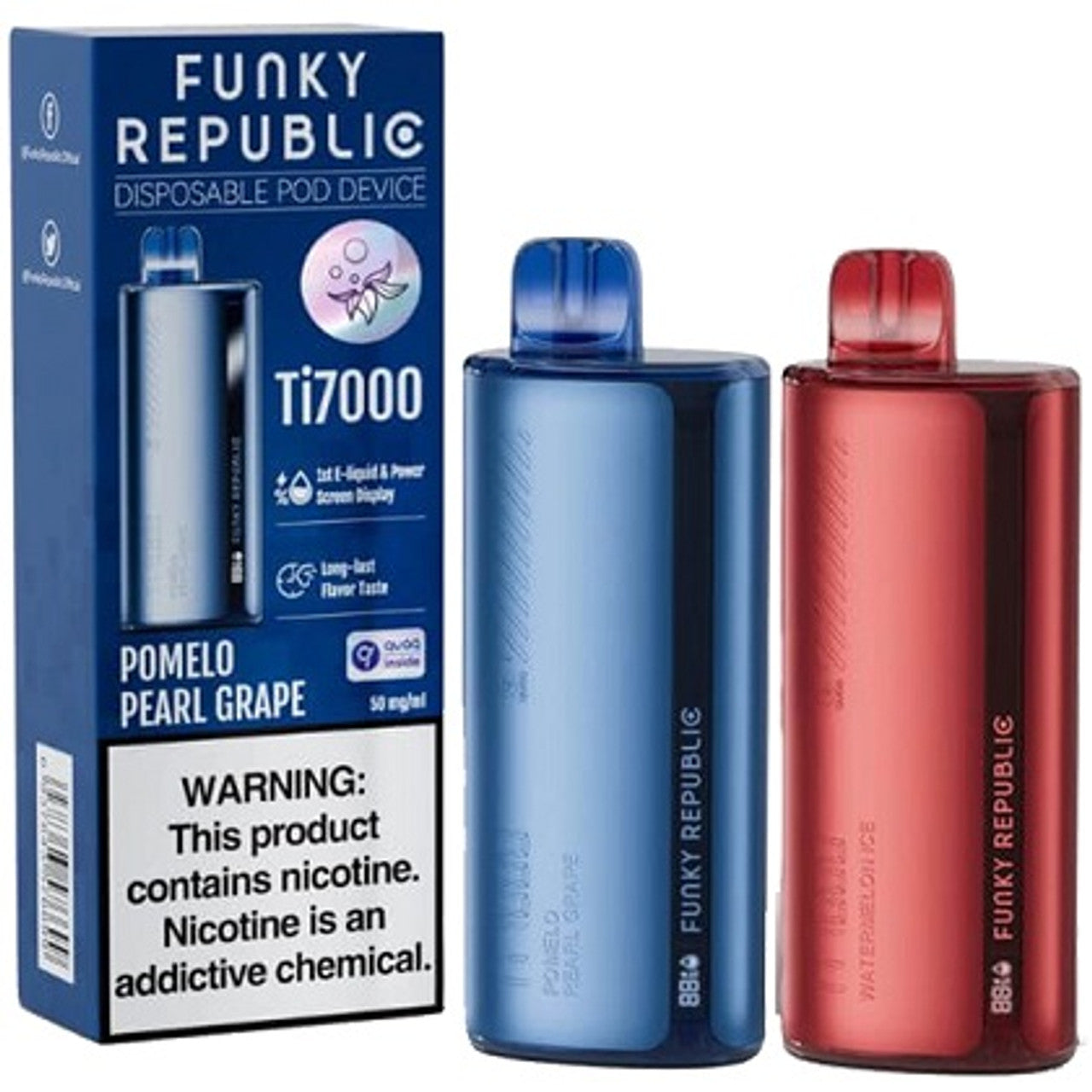 FUNKY REPUBLIC (5%) 7000 PUFF DISPOSABLE