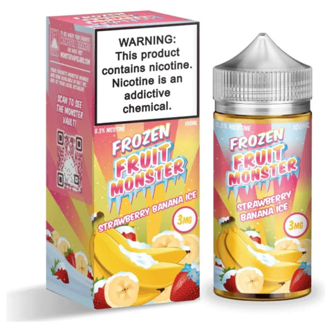 FROZEN FRUIT MONSTER 100ML STRABERRY BANANA ICE E-JUICE