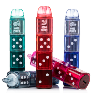 GLAMEE DICE 6000 PUFF RECHARGEABLE DISPOSABLE