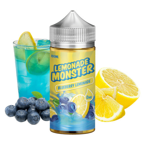 MONSTER VAPE LAB - LEMONADE MONSTER 100ML - BLUEBERRY LEMONADE